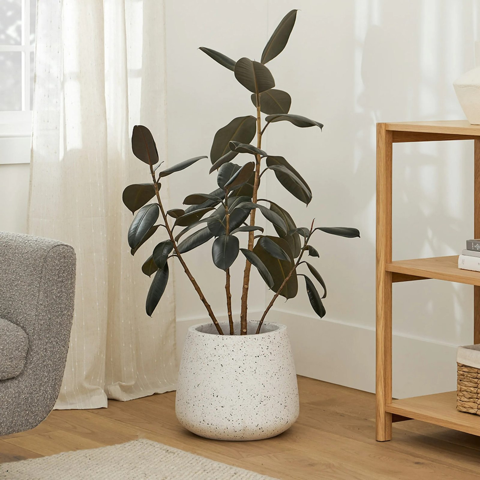 Speckled Round Plant Pot - Image 5