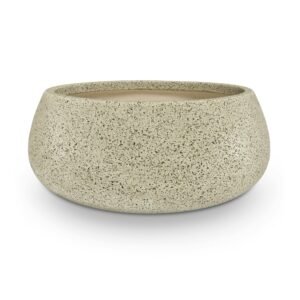 Round Stone Plant Pot