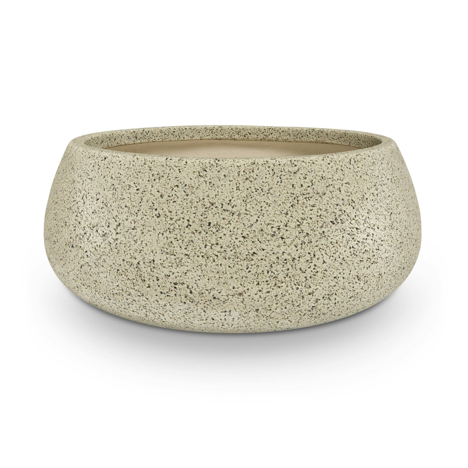 Round Stone Plant Pot