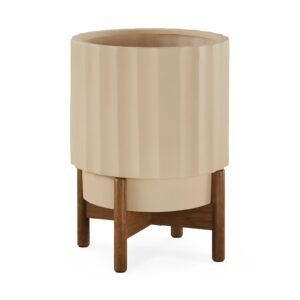Fluted Round Planter